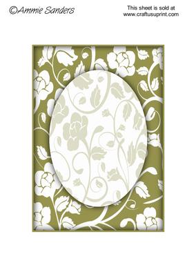 Earthy Shade Floral Fantasy A5 Card Front