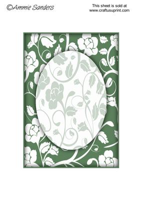 Earthy Shade Floral Fantasy A5 Card Front