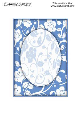 Rich Shade Floral Fantasy A5 Card Front