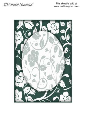 Rich Shade Floral Fantasy A5 Card Front