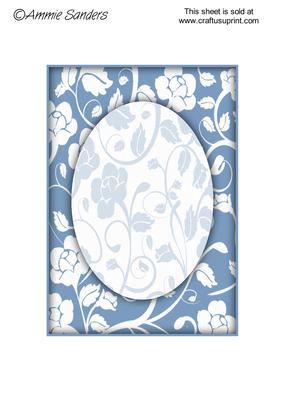 Rich Shade Floral Fantasy A5 Card Front