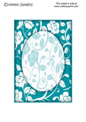 Rich Shade Floral Fantasy A5 Card Front