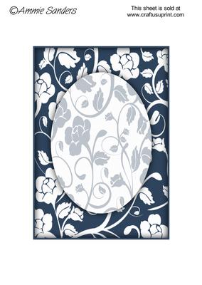 Rich Shade Floral Fantasy A5 Card Front