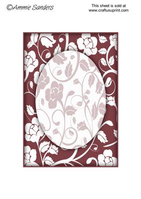 Rich Shade Floral Fantasy A5 Card Front
