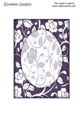 Rich Shade Floral Fantasy A5 Card Front