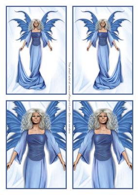 Stunning Blue Fairy Toppers