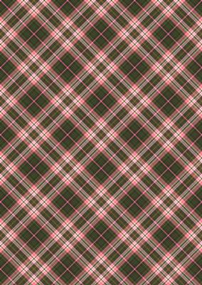 Plaid - Matching Pink Tulips Watercolour Pyramid Topper