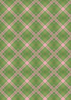 Plaid - Matching Bleeding Hearts Watercolour Pyramid Topper