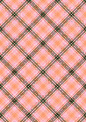 Plaid - Matching Pretty Rose Watercolour Pyramid Topper