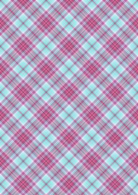 Plaid - Matching Pretty Rose Watercolour Pyramid Topper