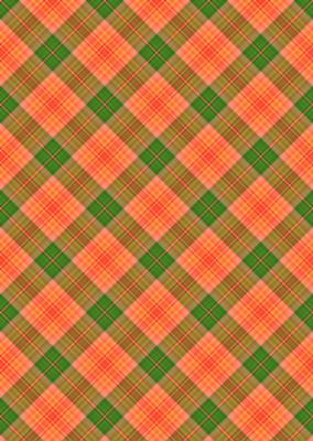 Plaid - Matching Pretty Rose Watercolour Pyramid Topper