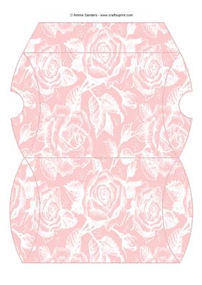 Vintage Rose Pillow Box - Subtle Shade