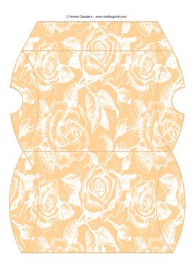 Vintage Rose Pillow Box - Subtle Shade