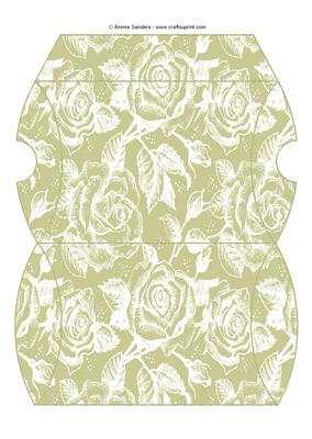 Vintage Rose Pillow Box - Subtle Shade