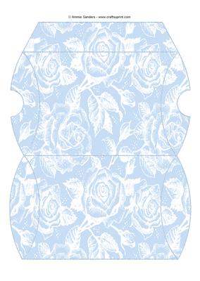 Vintage Rose Pillow Box - Subtle Shade