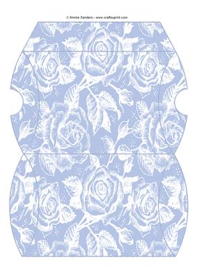 Vintage Rose Pillow Box - Subtle Shade