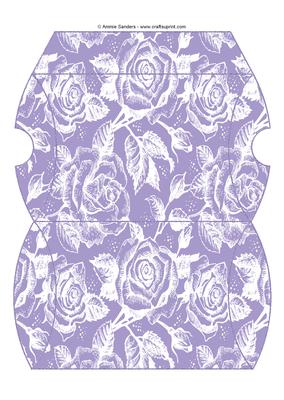 Vintage Rose Pillow Box - Subtle Shade