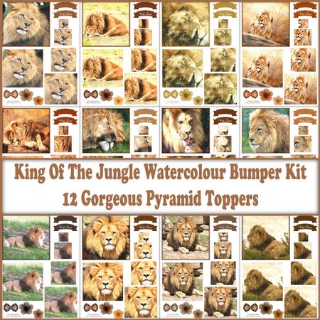 King of the Jungle Watercolour Bumper Kit
