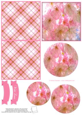 Pretty Floral Mini Easel Card