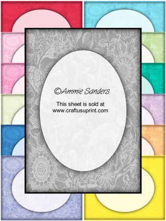 Bright Shades a Touch of Nature Frame Effect Card Fronts