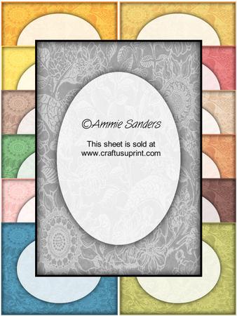 Earthy Shades a Touch of Nature Frame Effect Card Fronts