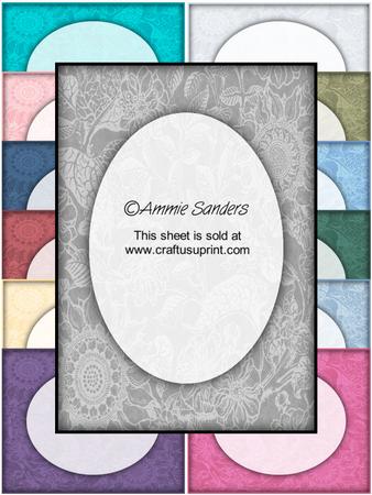 Rich Shades a Touch of Nature Frame Effect Card Fronts