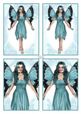 Beautiful Blue Fairy Toppers