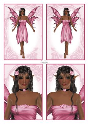 Beautiful Fairy in Pink Toppers