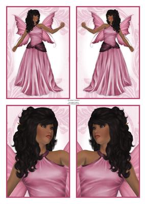 Beautiful Fairy in Pink Toppers