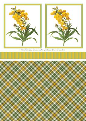 Beautiful Yellow Floral Spray Toppers