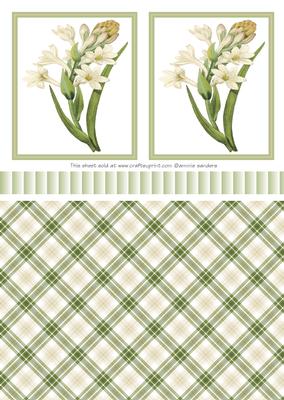 Beautiful White Flowers Toppers