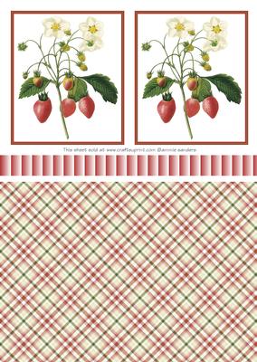 Pretty Strawberry Toppers