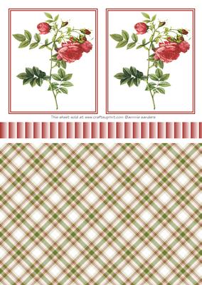 Gorgeous Deep Pink Rose's Toppers