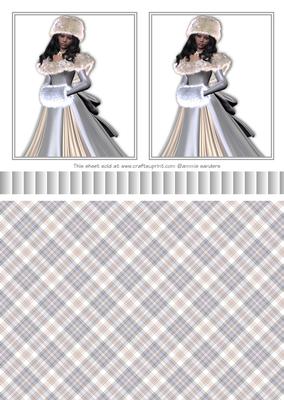 Stunning Beauty Toppers. Ribbon & Backing Paper