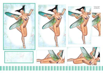 Beautiful Dragonfly Fairy Pyramid