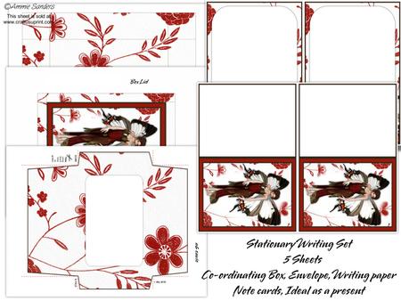 Butterfly Fairy Stationary Set