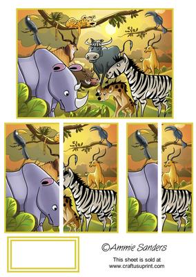 Jungle Animals Side Stacker, Ideal for Kids