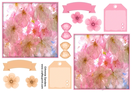 Pretty Floral Toppers & Embellishments