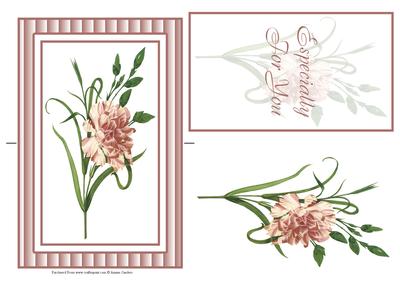 Stunning Floral Spinner Card