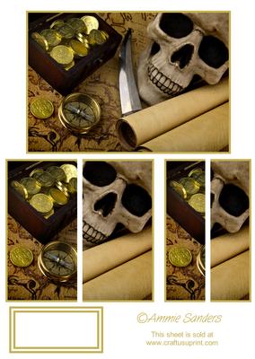 Pirate Themed Side Stacker, Ideal for the Men