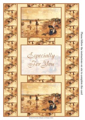 Day at the Seaside 3 Panel Fold Back
