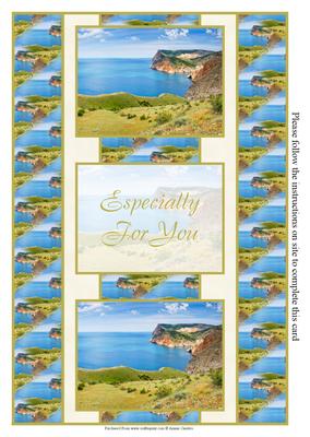 View Over the Coast 3 Panel Fold Back
