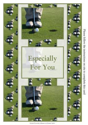 Golfing 3 Panel Fold Back