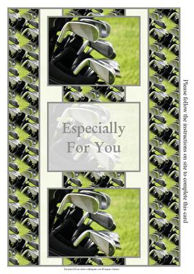 Golfing 3 Panel Fold Back