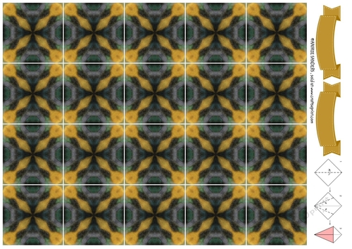 Retro Inspired Teabag Tiles
