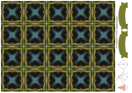 Retro Inspired Teabag Tiles