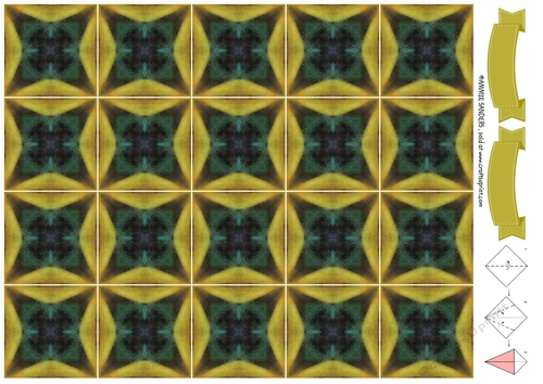 Retro Inspired Teabag Tiles