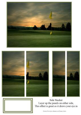Golf Themed Side Stacker
