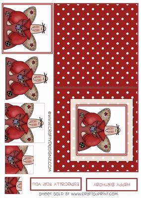 Red Angel 5x5 Card Kit