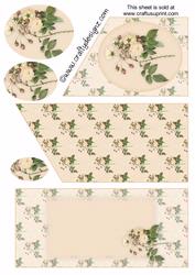 Elegant Floral Cascade Card Kit